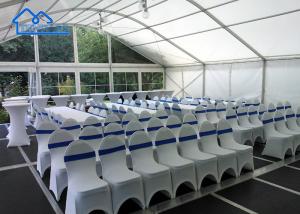 Wholesale 30x50m Outdoor Fireproof Pvc Curve Roof Aluminium Arcum Event Party Tent Cover For 1200 People from china suppliers