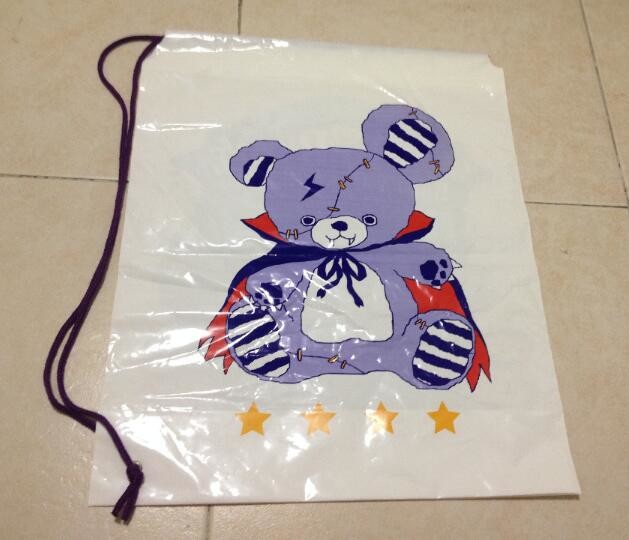 Biodegradable Environment friendly LDPE Plastic bags with DRAWSTRING closure bags, backpack, drawtape bag, essentials