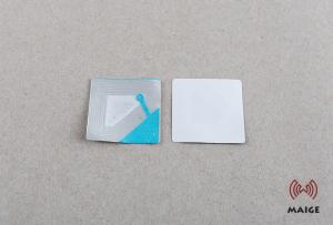 China Anti Shoplifting EAS Tag Label , Eas Rf Label 4 * 4 Cm High Detection Rate on sale