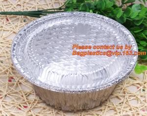 Wholesale disposable food packaging aluminum foil container, tray, box Customised food Aluminum Foil, bakery box, bakery container from china suppliers