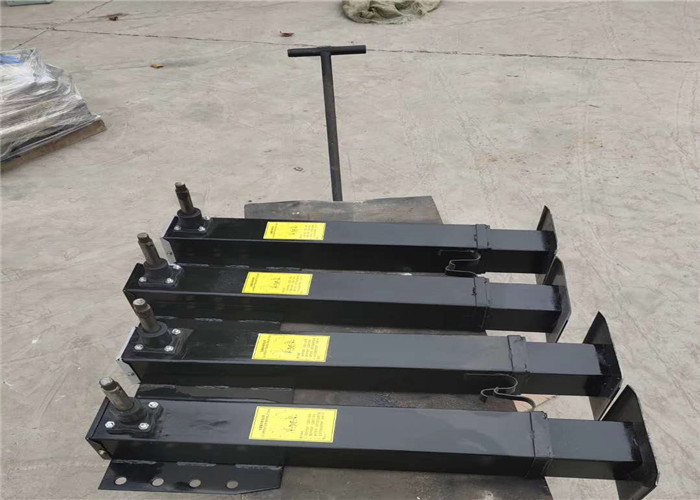 Powder Coating bending Trailer Chassis Parts trailer support leg