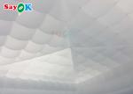 Mobile 8x8x4m Outdoor White Inflatable Air Tent For Happy Parties