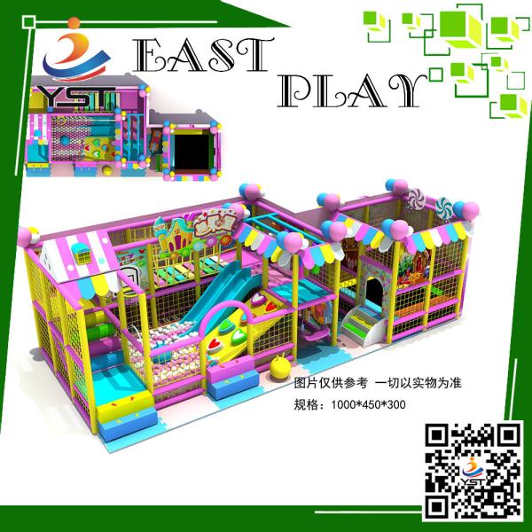 TUV Certificate Indoor Soft Play Equipment , Indoor Kids Playhouse For Shopping