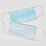 High Quality Blue Disposable Earloop Face Mask , 3 Ply Non Woven Face Mask