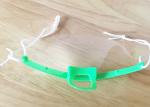 Green Catering Anti Spit Transparent Plastic Clear Open Mouth Shield