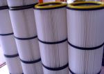 Non Woven Pleated Filter Cartridge Dust Collector Anti Static High Corrosion