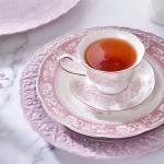 Plant Pattern Type Ceramic Dinnerware Set Dishes Luxury Vietnam Nordic Floral