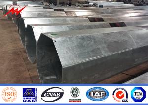 Wholesale 16m 1800 Dan Galvanized Steel Tubular Pole For Distribution Line Project from china suppliers