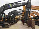 Used 20500kg Working Weight 107KW Power Vollvo EC210BLC Crawler Excavator in