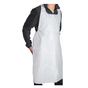 Wholesale Eco Friendly Disposable CPE Plastic Aprons Oil Proof For Cooking / Baking from china suppliers