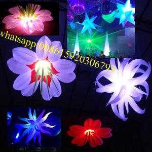 China inflatable flowers decorations , balloon led , led light balloon , inflatable flower ,inflatable night club decor on sale