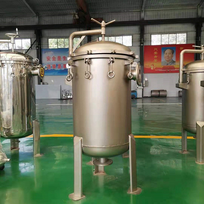 Liquid Multi Stainless Steel Filter Bag Housings Vacuum Juice Beer Filtration