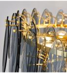 Round Multilayer Crystal Chandelier for Living Room Dining Room kitchen pendant