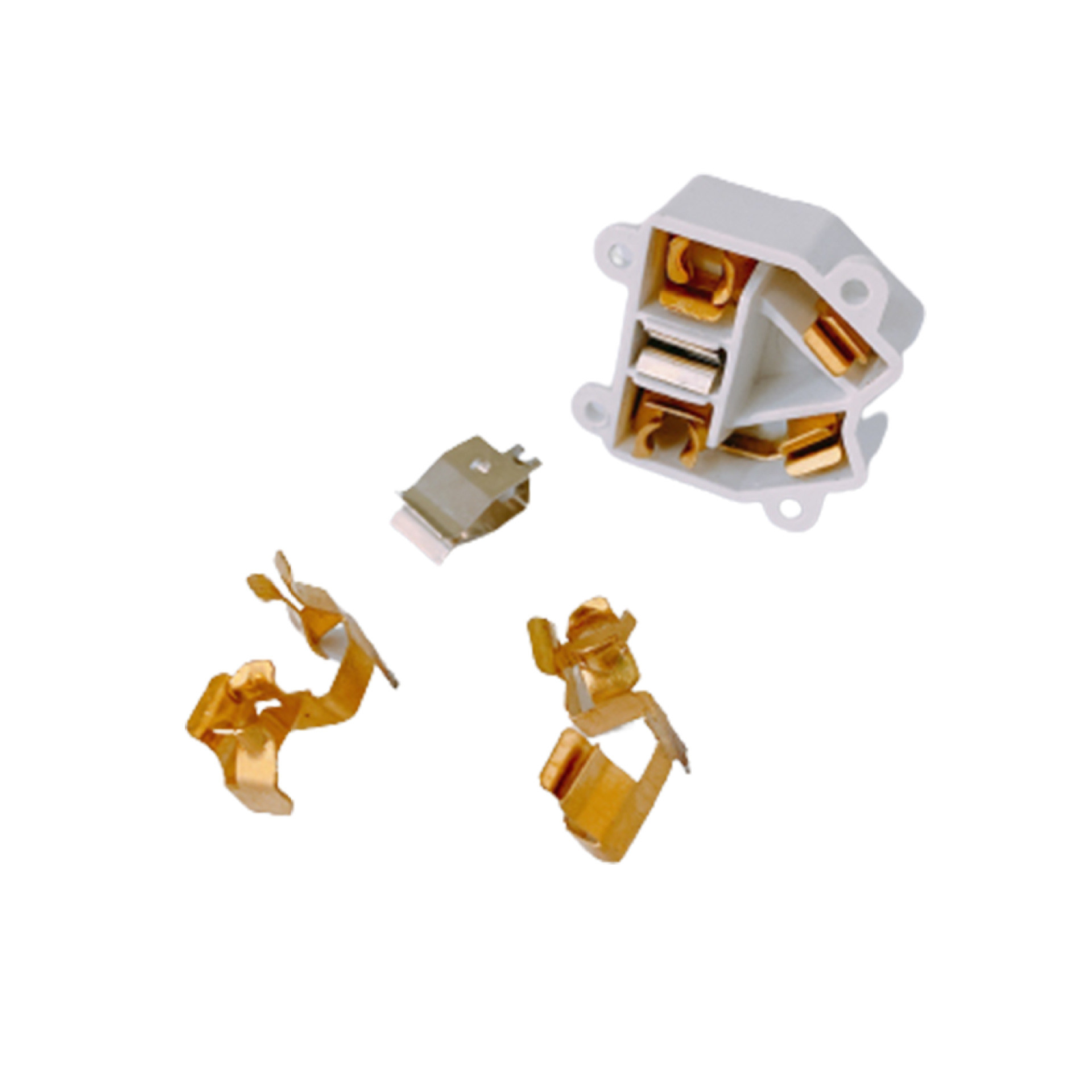 Stainless Steel Copper CNC Stamping Parts Spring Antenna Socket Antirust