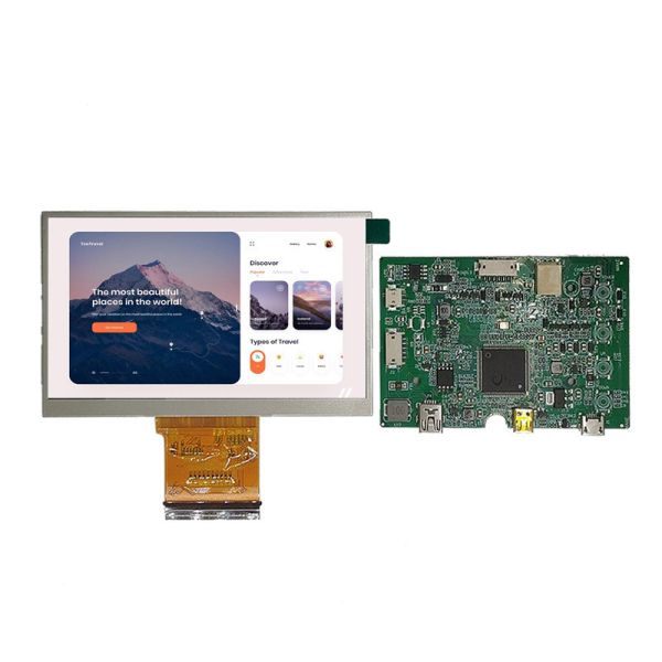 4.3 Inch Tft color Display With Hdmi Board , 1920x1080, 1000nits, Lvds Interface