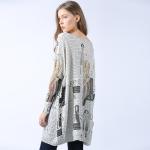 Knitwear manufacturer custom round neck long sleeve crop top elegant casual