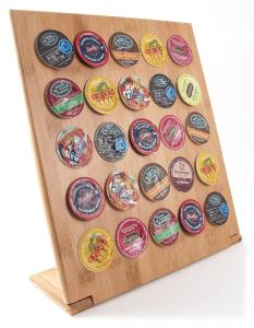 Wholesale 2017 new bamboo coffee capsule drawer k cup dispenser from china suppliers