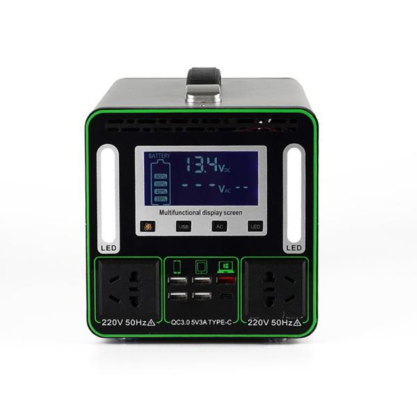 500W Portable Power Station Generator 50ah Solar Power Supply For Outdoor