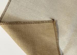 Wholesale Beige Upholstery Sofa Fabric Linen Look Shrink Resistant from china suppliers