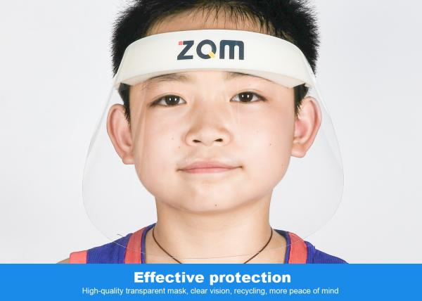 Kids Anti Fog Face Shields Protective Corrosion Resistant Lens Transparent