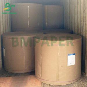 Wholesale 40grs food safe one side premium glossy brown sack kraft paper from china suppliers