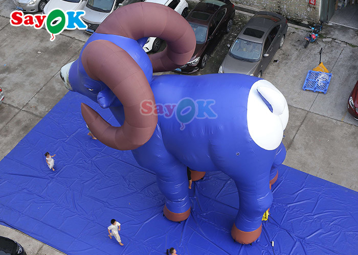 7.5m Inflatable Goat Animals Model Balloons Custom Inflation Riding Goat Advertising