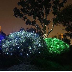 Wholesale Darknessbreak Warm White Solar Sakura lishts 50 LED Blossom Flower String Light for Outdoor Garden Lawn Patio Christmas Tree from china suppliers