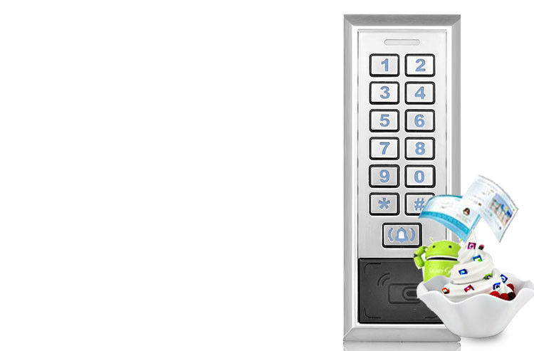 RFID Card And Keypad Card Attendance Machine Wiegand Output 125 Khz Reader