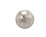 Decorative Sewing Gold 1" Military Metal Shank Buttons For Shirts Coat