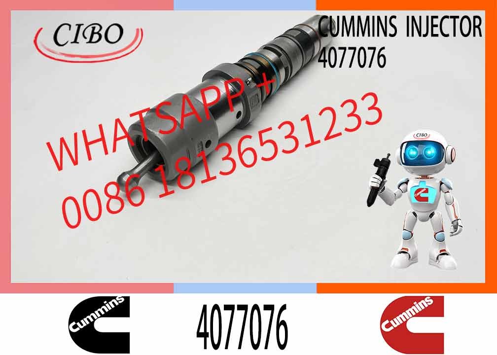 4902827 Fuel Injector 4077076 4062090 for Cummins QSK23 QSK60 Engine