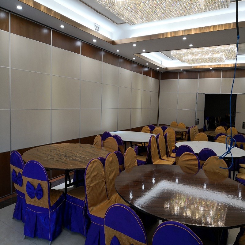 85mm Thickness Aluminum Frame Movable Partition Wall Systems For Restaurant