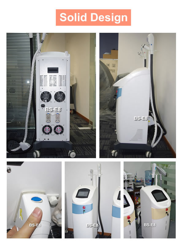 1064nm 532nm IPL Laser Hair Removal Machine For Dark Skin / Upper Lip / Bikini Area