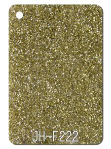 Wholesale Non Toxic Light Gold Glitter Acrylic Sheets Jewellery Decor from china suppliers
