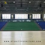 Multi Row Telescopic Bleacher Seating For Sports Games