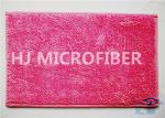 Small Pink100% Polyester Microfiber Door Mat For Outdoor / Indoor Anti-Slip