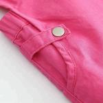 Stretchable Waist Summer Peach Overalls Skirts Sleeveless For 8-16 Years Girls