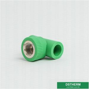 Wholesale Din8077 / 8078 Ppr Pipe Fittings , Green Female Threaded Tee Good Impact from china suppliers