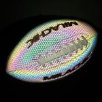 Holographic Glowing Reflective Football Luminous American Football Rugby Ball