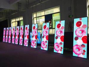 Wholesale Banner Stand Custom Led Panels Poster Screen , Digital Led Display Board Durable from china suppliers