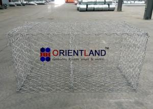 Wholesale Hexagonal Gabion Box Rock Cage Retaining Wall 90% Zinc + 10% Aluminium Coating from china suppliers