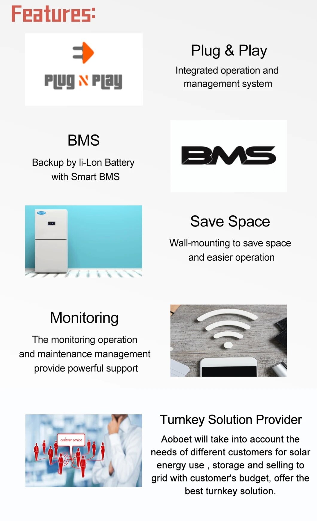 Smart Bms Lifepo4 Home Battery Powerwall 51.2V 204Ah 10Kwh