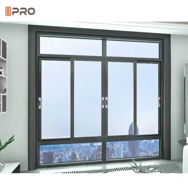 Aluminum Anti Theft Double Glass Tilt And Turn Window Sound Proof For Residentia