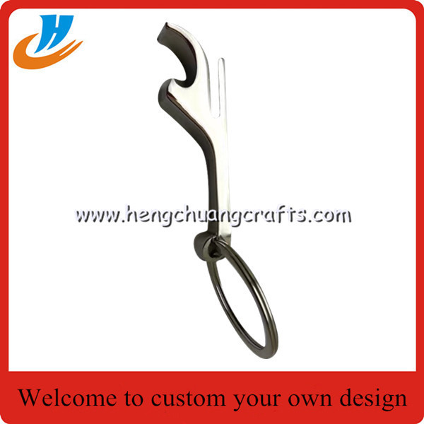 Imprinted bullet beer opener key tags, bespoke bullet bottle can opener key ring,