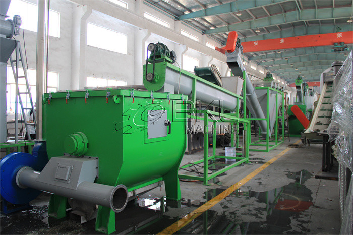 ABS Plastic Recycling Lines Film Washing 300kg/H