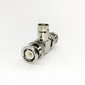 Wholesale BNC Coaxial Cable Connector T-Junction Male To 2 Female Adaptor For RG59 Wiring from china suppliers