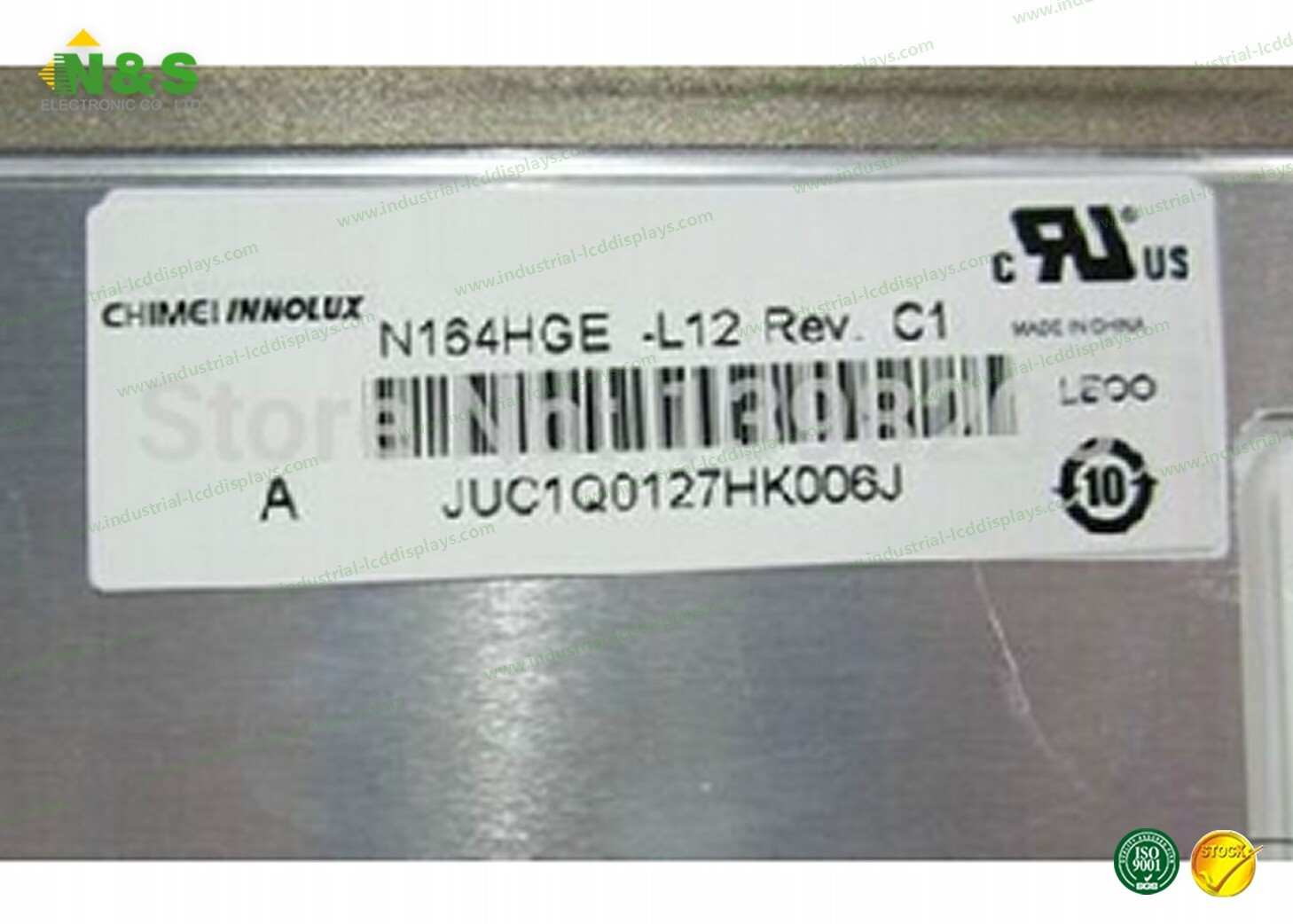 Innolux 16.4 Inch Antiglare White LCD Display , Sunlight Readable A - Si TFT - LCD Panel N164HGE-L12