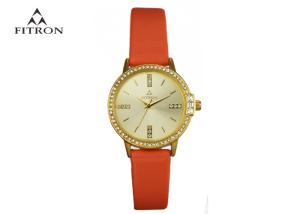 Wholesale Simple Fashion Ladies Diamond Face Watches , Diamond Dress Watch Dermis Strap from china suppliers