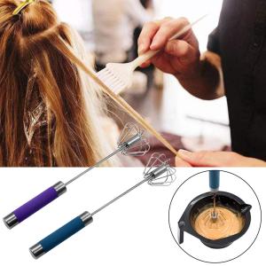 Wholesale Semi Automatic Hair Dye Accessories , Push Down Mixer Whisk Stainless Steel Material from china suppliers