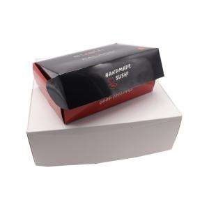 Wholesale Magnet Lid Take Away Paper Sushi Box 6 Components Square Food Container from china suppliers