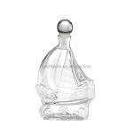 Customized 500ml 750ml Super Flint Glass Gin Bottle with Personalized Collar